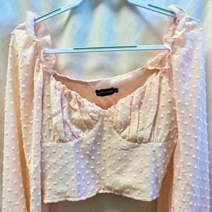 PrettyLittleThing Pink Blouse